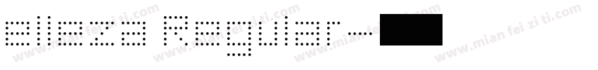 elleza Regular字体转换